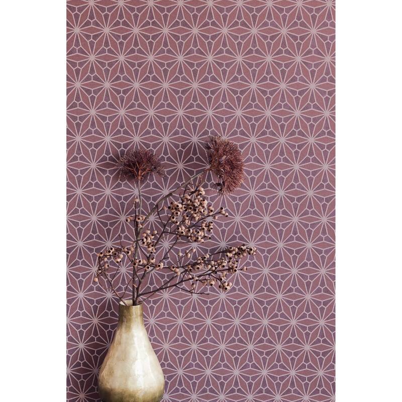 Tapete Rot, Bordeaux, Eijffinger Vliestapete (KG-172471)