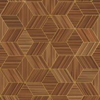 Tapete Gold, Kupfer, Eijffinger Vliestapete (KG-172485)