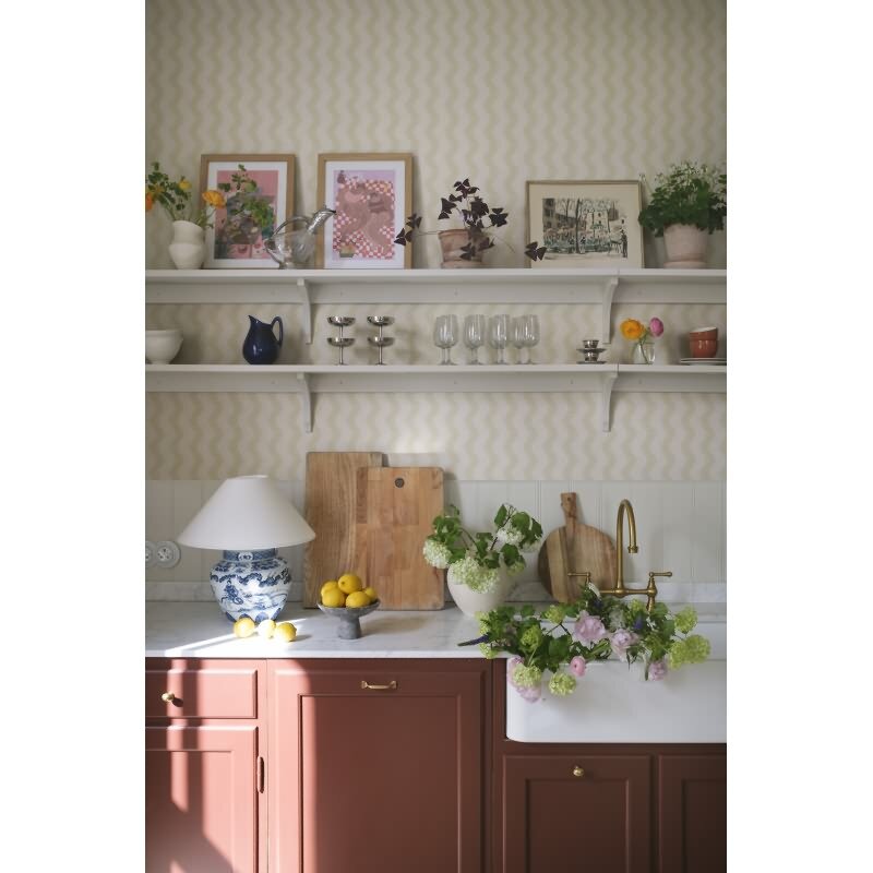 Tapete Blau Sandberg Vliestapete (KG-172517)