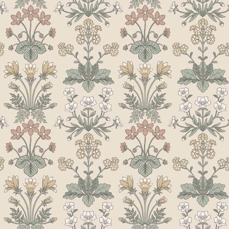 Tapete Blau Sandberg Vliestapete (KG-172520)