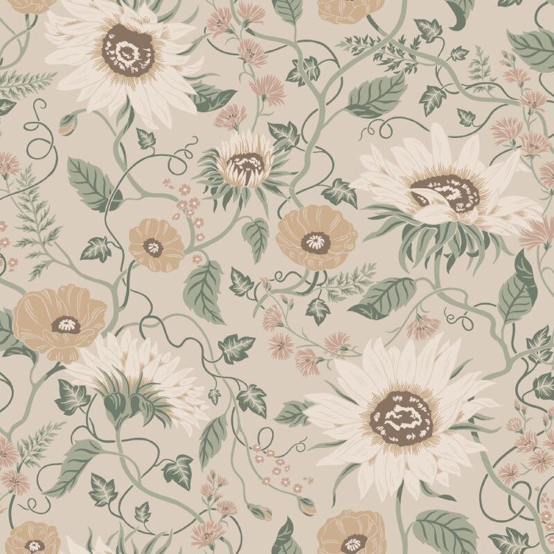 Tapete Rosa, Rose Sandberg Vliestapete (KG-172524)