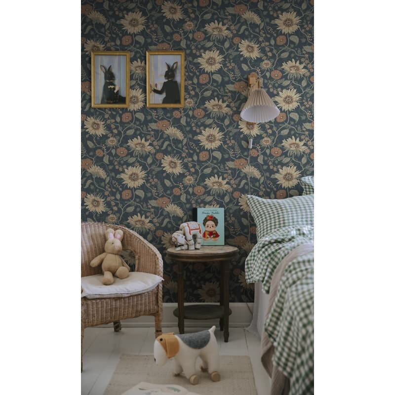 Tapete Blau Sandberg Vliestapete (KG-172525)