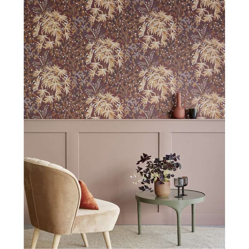 Tapete Rot, Bordeaux Eijffinger Vliestapete (KG-172578)