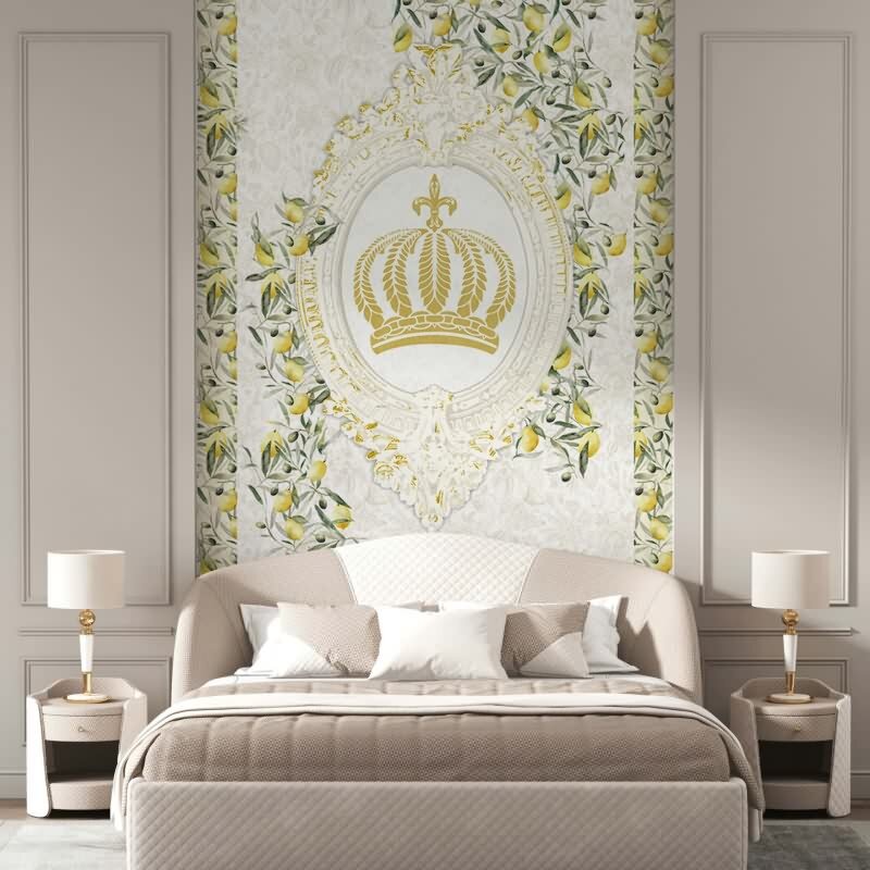 Vliestapete Blumen, Blätter Floral Natur matt in Weiß für Wohnzimmer, Schlafzimmer, Büro (KG-172655)