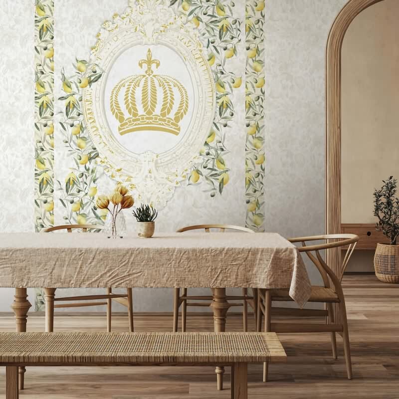 Vliestapete Blumen, Blätter Floral Natur matt in Weiß für Wohnzimmer, Schlafzimmer, Büro (KG-172655)