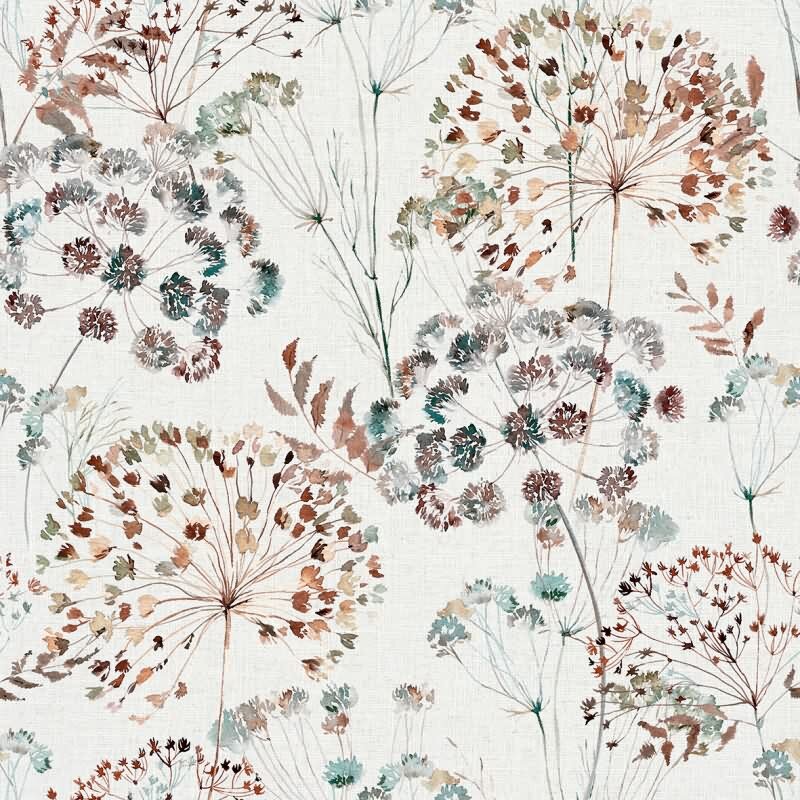 Vliestapete Blumen, Blätter Floral Natur matt in Grau für Wohnzimmer, Schlafzimmer (KG-172676)