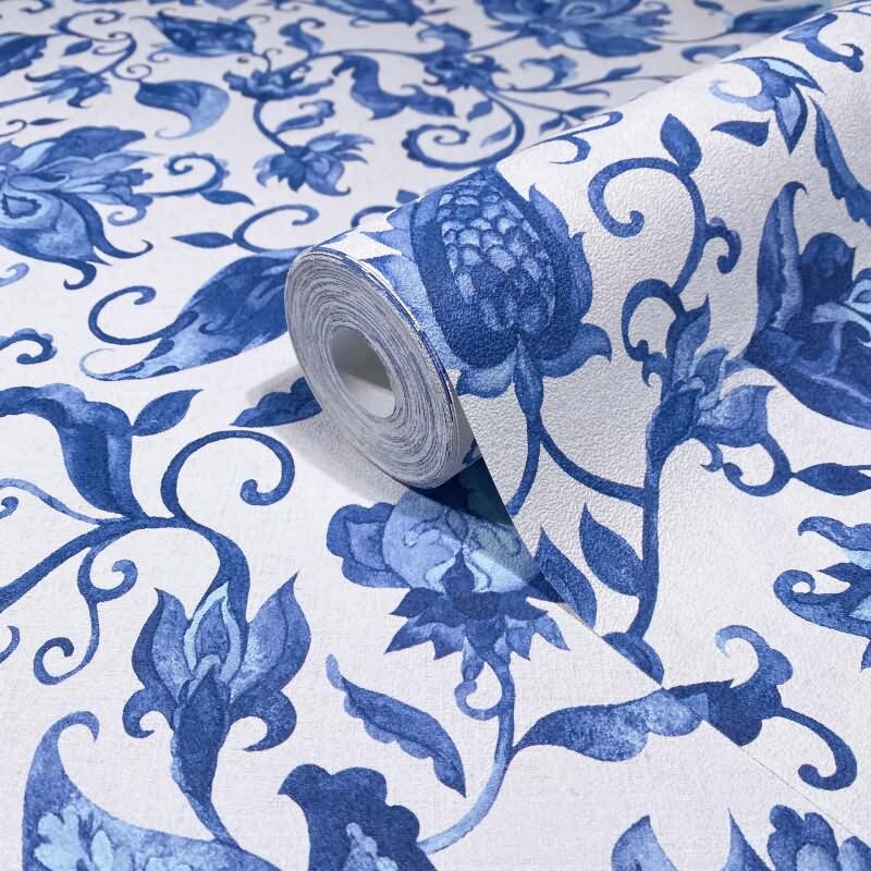 Vliestapete Blätter, Ranken Floral Natur matt in Grau für Wohnzimmer, Schlafzimmer (KG-172679)