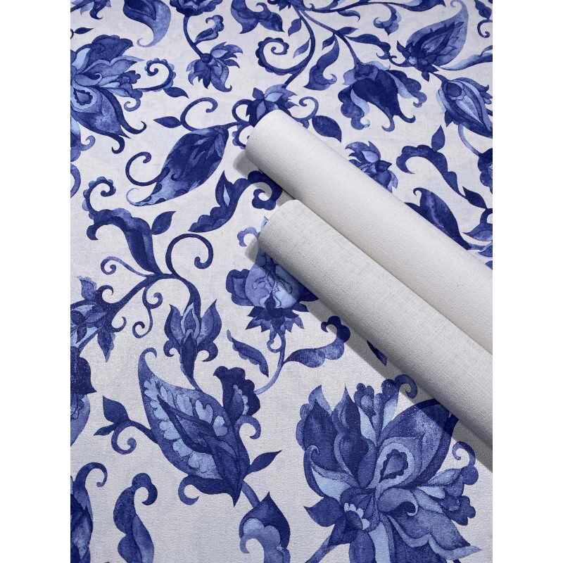 Vliestapete Blätter, Ranken Floral Natur matt in Grau für Wohnzimmer, Schlafzimmer (KG-172679)