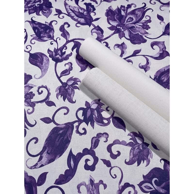 Vliestapete Blätter, Ranken Floral Natur matt in Grau für Wohnzimmer, Schlafzimmer (KG-172680)