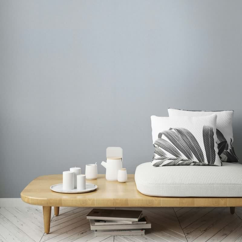 Vliestapete Strukturiert Uni Modern matt in Blau für Wohnzimmer, Schlafzimmer, Kinderzimmer, Büro (KG-172696)