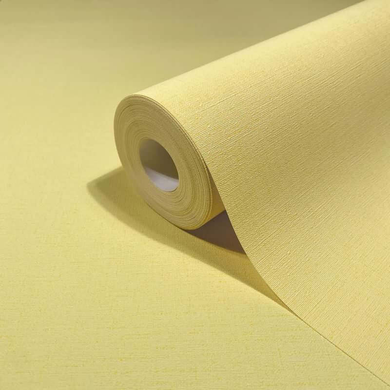 Vliestapete Strukturiert Uni Modern matt in Gelb für Wohnzimmer, Schlafzimmer, Kinderzimmer, Büro (KG-172701)