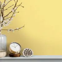 Vliestapete Strukturiert Uni Modern matt in Gelb f&uuml;r...