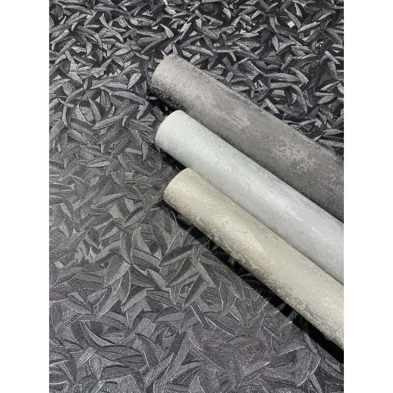 Vliestapete Betonoptik Metalloptik Modern glänzend in Silber für Wohnzimmer, Schlafzimmer, Büro (KG-172704)