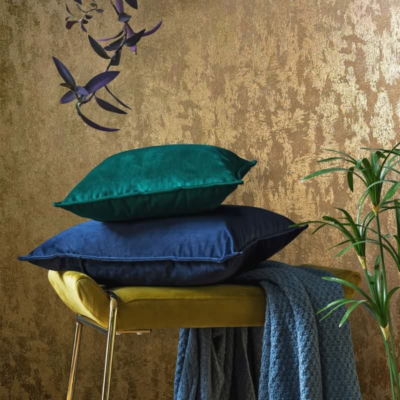 Vliestapete Betonoptik Metalloptik Modern glänzend in Gold für Wohnzimmer, Schlafzimmer, Büro (KG-172705)