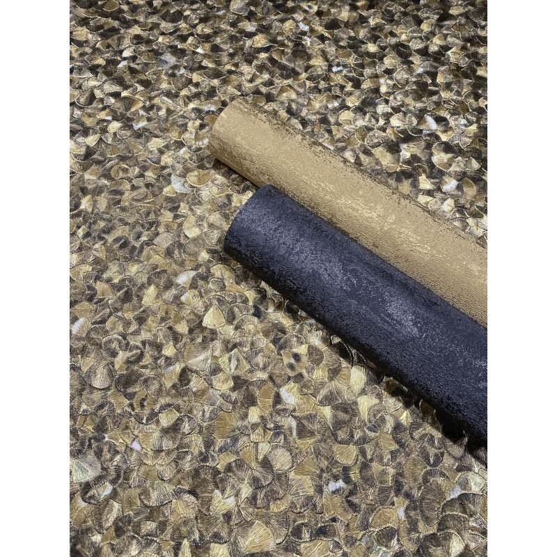 Vliestapete Betonoptik Metalloptik Modern glänzend in Gold für Wohnzimmer, Schlafzimmer, Büro (KG-172705)