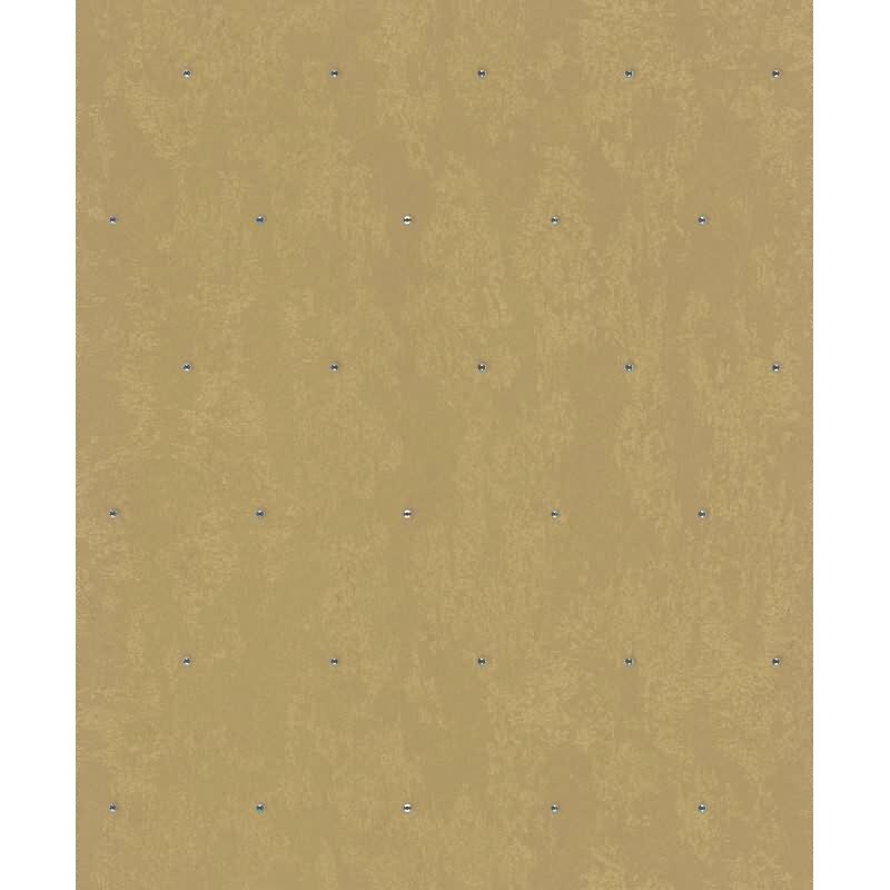 Vliestapete Betonoptik, Strasssteine Metalloptik Modern glänzend in Gold für Wohnzimmer, Schlafzimmer, Büro (KG-172712)