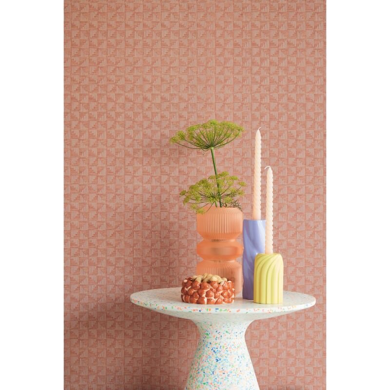 Tapete Rot, Bordeaux Eijffinger Vliestapete (KG-172758)