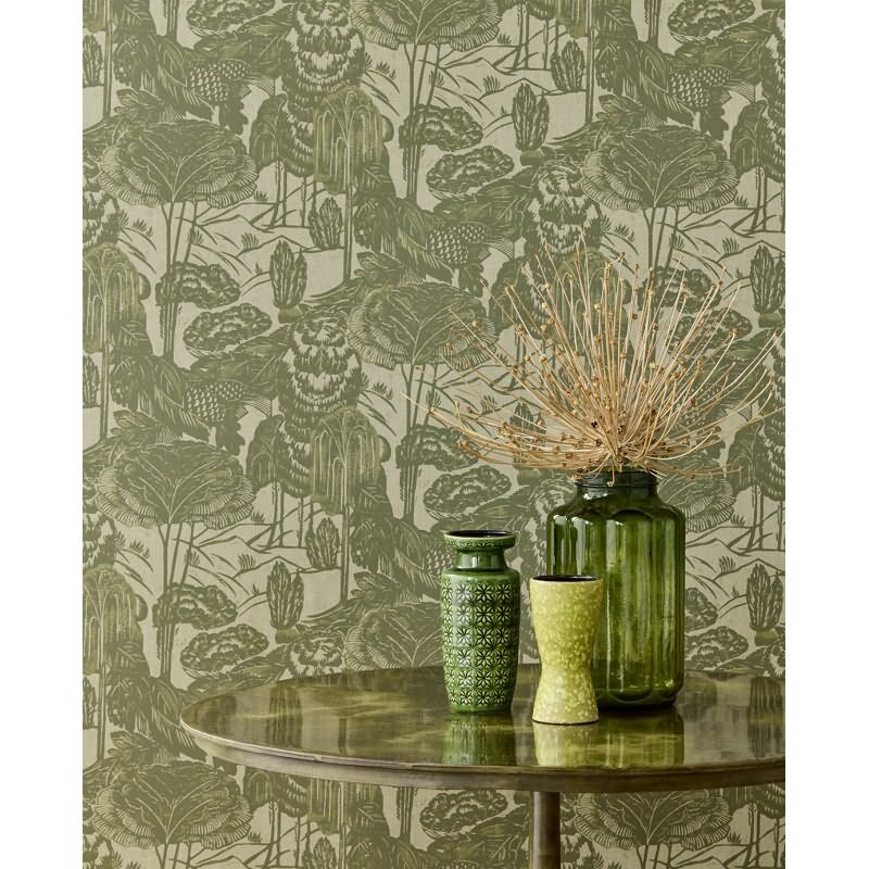 Tapete Grün Eijffinger Vliestapete (KG-172788)