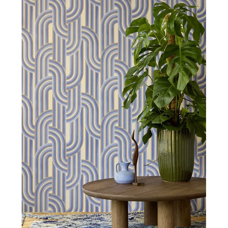 Tapete Blau Eijffinger Vliestapete (KG-172803)