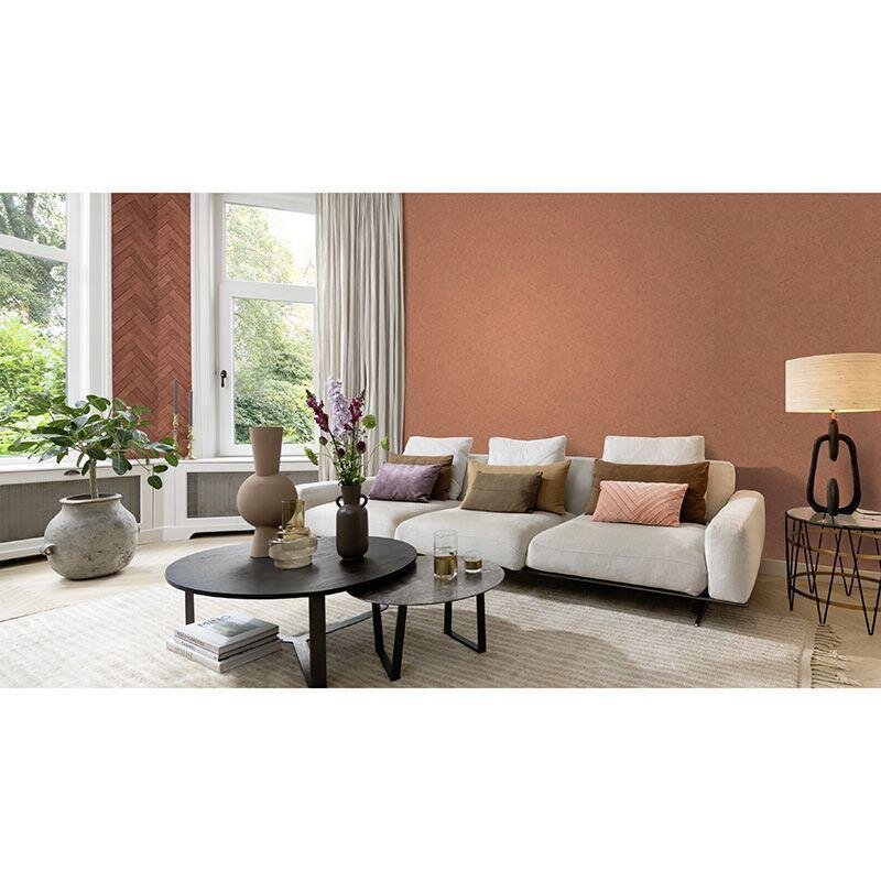 Tapete Braun, Rot Rasch Vliestapete (1040365)