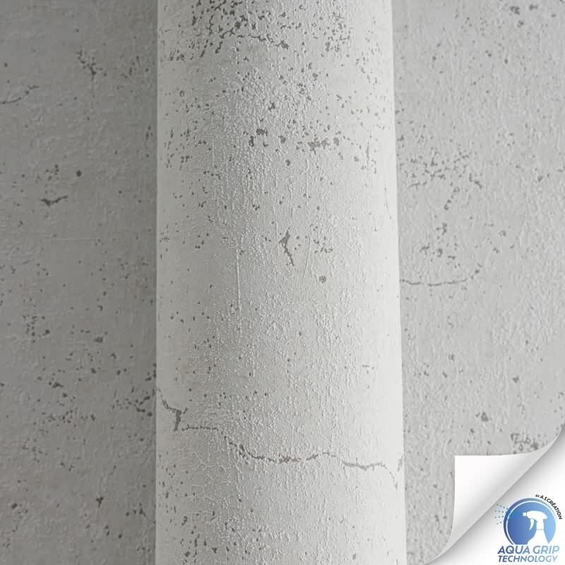 Vorgekleisterte Beton-Optik Tapete Hellgrau - Industrial Vliestapete Stil (KG-172827)