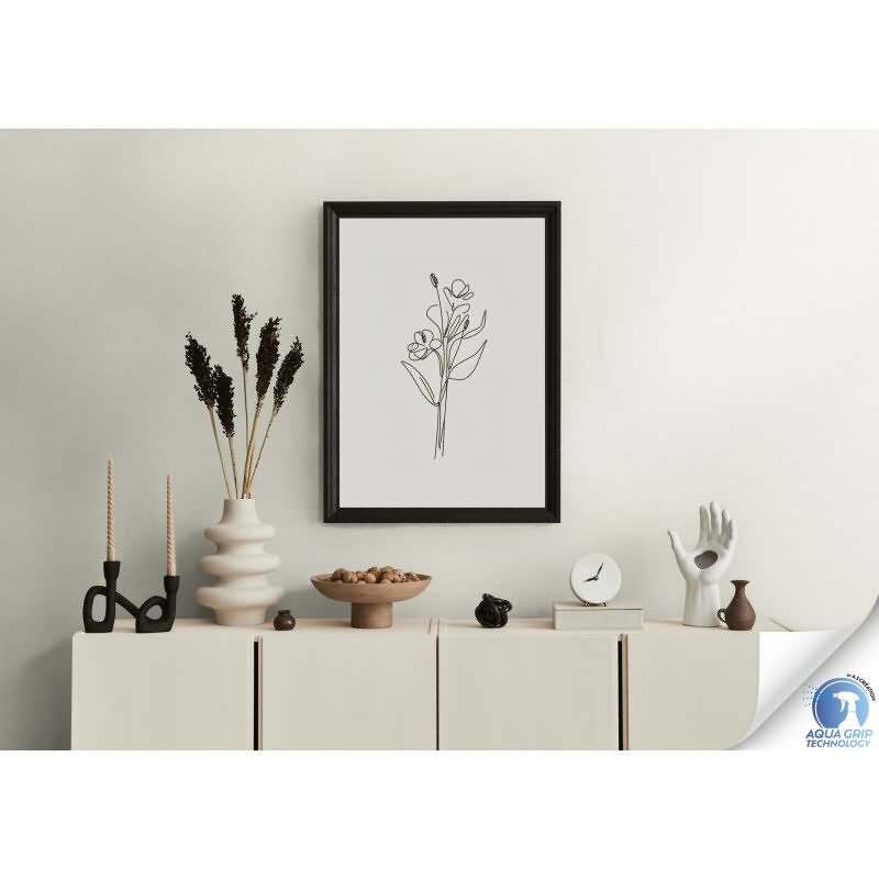 Vorgekleisterte Unitapete Textilstruktur Weiß - einfarbige Vliestapete (KG-172834)