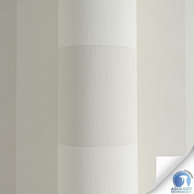 Vorgekleisterte Streifen-Tapete Creme Weiß - skandinavische Streifen-Vliestapete (KG-172838)