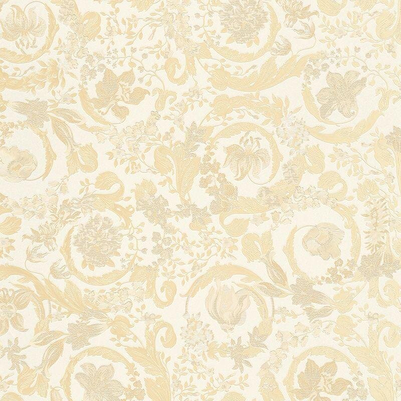 Tapete Beige, Creme, Gold, Kupfer VERSACE Satintapete (1040268)