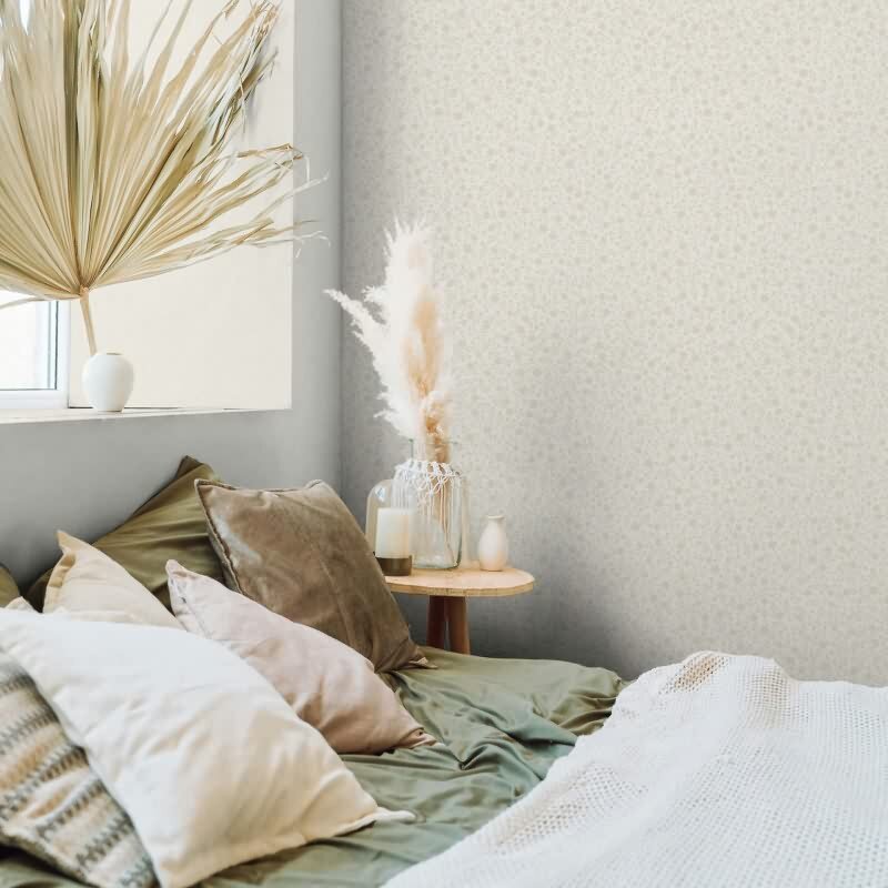 Vliestapete Struktur Uni Modern in Beige für Wohnzimmer, Schlafzimmer, Lounge (KG-172839)