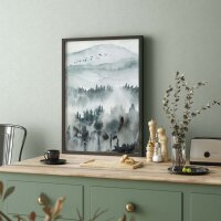 Vliestapete Struktur Uni Modern in Blau f&uuml;r...