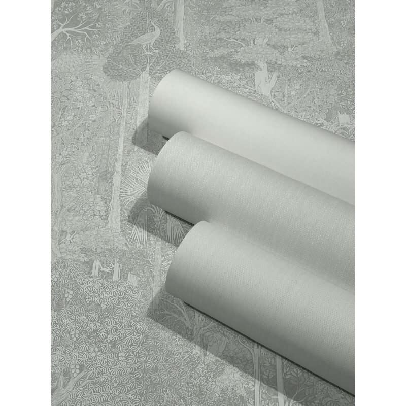 Vliestapete Texturiert, Linien Struktur Modern in Grau für Wohnzimmer, Schlafzimmer, Lounge (KG-172847)