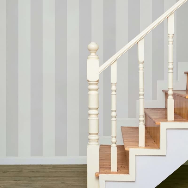 Vliestapete Blockstreifen Streifen Modern in Grau für Wohnzimmer, Schlafzimmer, Lounge (KG-172870)