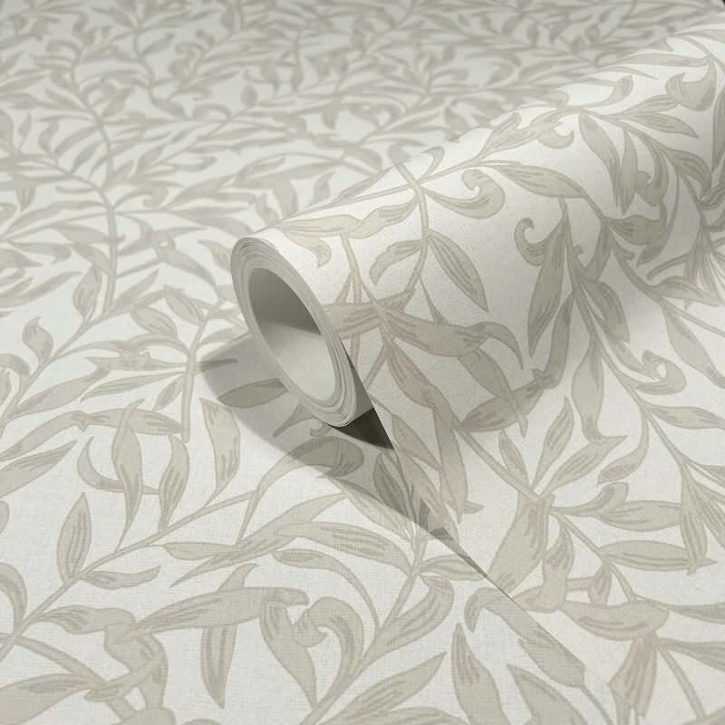 Vliestapete Blätter, Blattmotiv Floral Natur in Beige für Wohnzimmer, Schlafzimmer, Lounge (KG-172877)