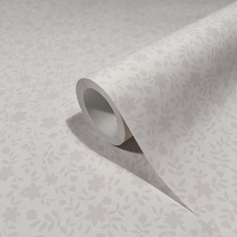 Vliestapete Blätter, Blattmotiv Floral Natur in Rosa-Braun für Wohnzimmer, Schlafzimmer, Lounge (KG-172880)