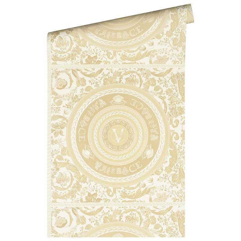 Tapete Beige, Creme VERSACE Satintapete (1040262)