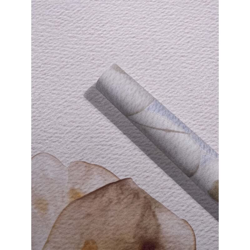 Digitaldruck Blumen, Blätter Floral Natur, Modern in Beige für Wohnzimmer, Schlafzimmer (KG-172895)