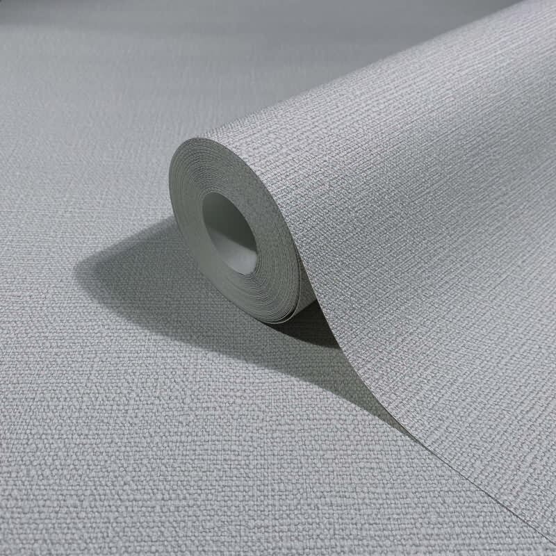 Vliestapete Texturiert Uni Modern in Grau für Wohnzimmer, Schlafzimmer (KG-172911)