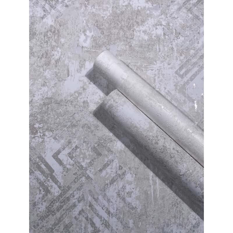 Vliestapete Betonoptik Grafisch Modern in Grau für Wohnzimmer, Schlafzimmer (KG-172916)