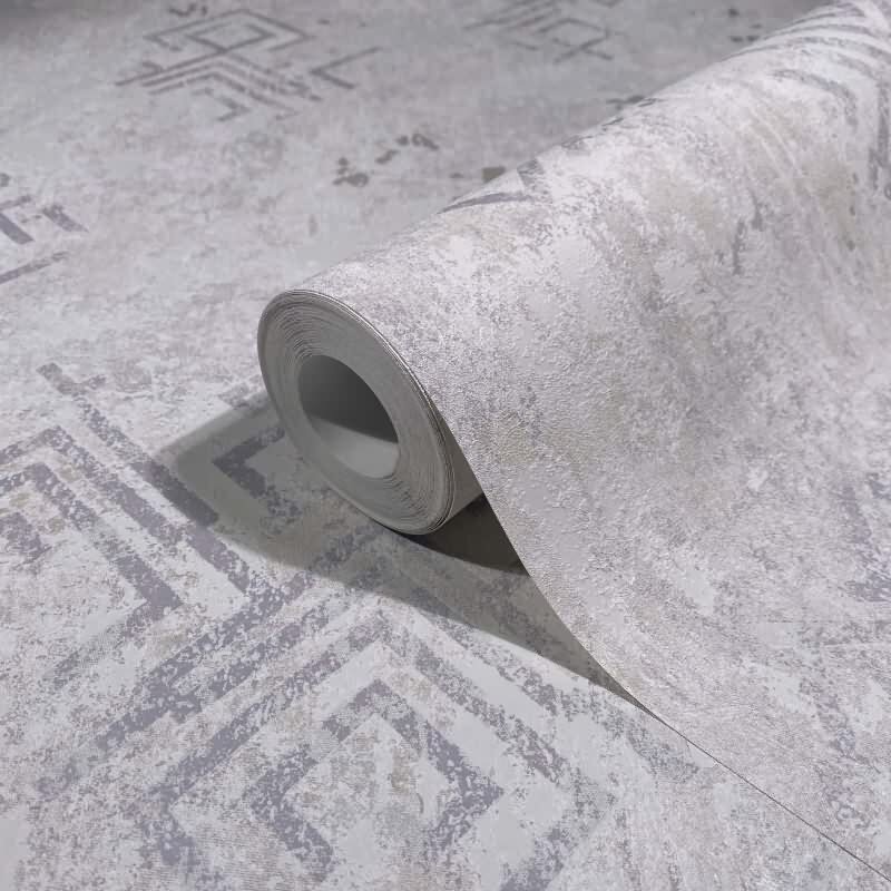 Vliestapete Betonoptik Grafisch Modern in Grau für Wohnzimmer, Schlafzimmer (KG-172917)