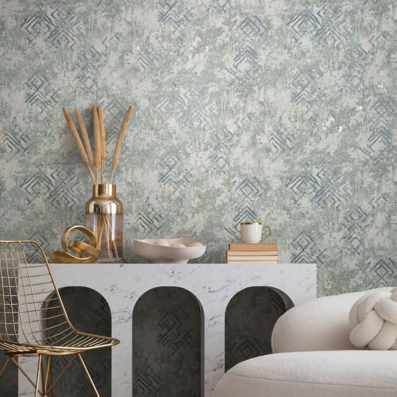 Vliestapete Betonoptik Grafisch Modern in Grau für Wohnzimmer, Schlafzimmer (KG-172920)