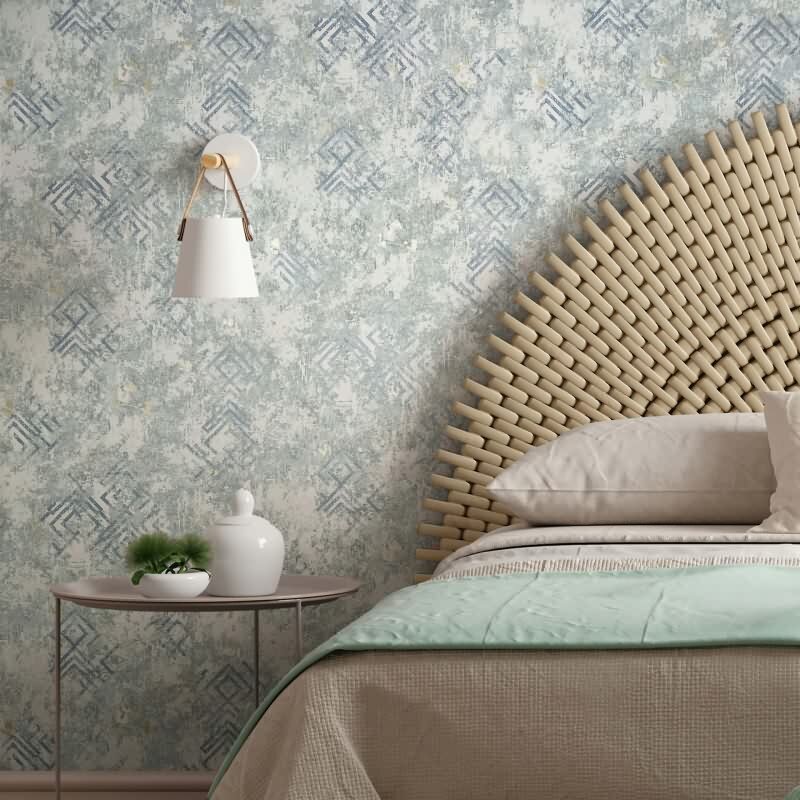 Vliestapete Betonoptik Grafisch Modern in Grau für Wohnzimmer, Schlafzimmer (KG-172920)