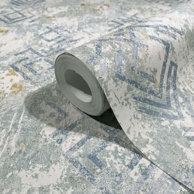 Vliestapete Betonoptik Grafisch Modern in Grau für Wohnzimmer, Schlafzimmer (KG-172920)