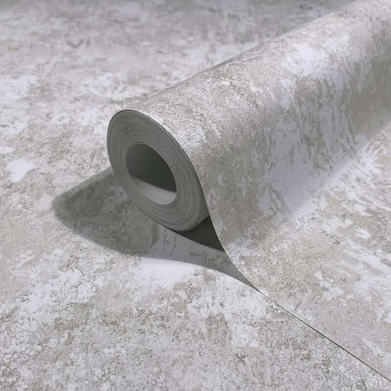 Vliestapete Betonoptik Struktur Modern in Grau für Wohnzimmer, Schlafzimmer (KG-172923)