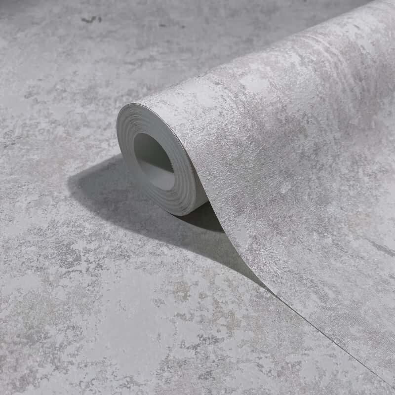 Vliestapete Betonoptik Struktur Modern in Grau für Wohnzimmer, Schlafzimmer (KG-172924)