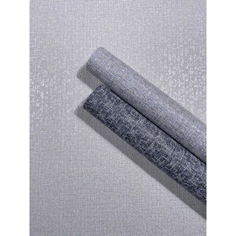 Vliestapete Textiloptik Uni Modern in Blau für Wohnzimmer, Schlafzimmer (KG-172933)