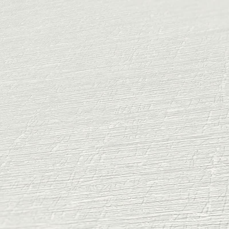 Unitapete mit Struktur-Optik Hellgrau - Einfarbige Vliestapete matt modern (KG-172942)