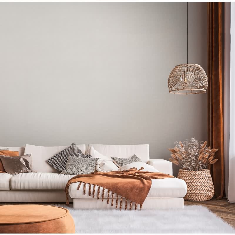 Unitapete mit Struktur-Optik Beige - Einfarbige Vliestapete modern matt (KG-172943)