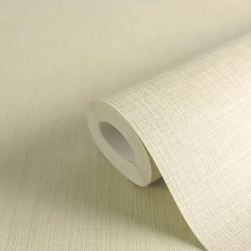 Uni Tapete in Leinen Optik Sandbeige - Strukturierte Vliestapete matt natur (KG-172950)