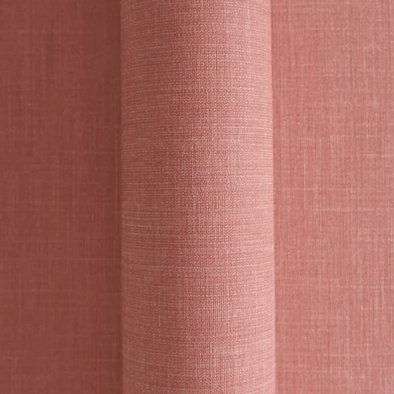 Uni Tapete in Leinen Optik Rot - Strukturierte Vliestapete matt kräftig (KG-172959)