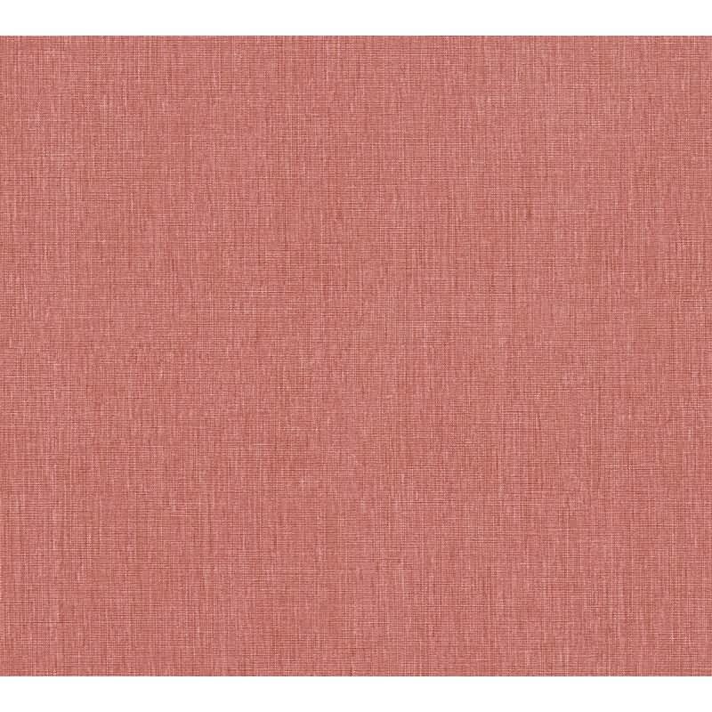 Uni Tapete in Leinen Optik Rot - Strukturierte Vliestapete matt kräftig (KG-172959)